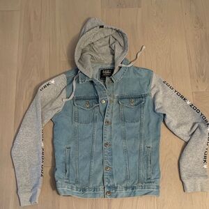 Zoo York Blue and Gray Men's Sweater